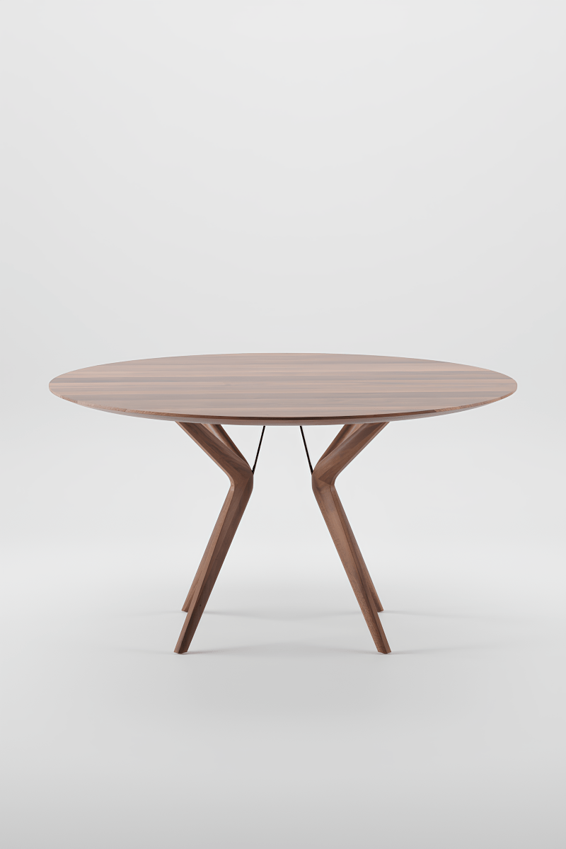 Ronde Eettafel van Massief Hout - Lakri - Studio Botanika