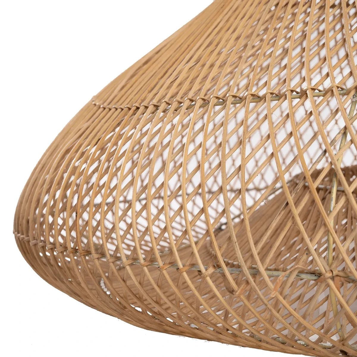 Rotan Druppelvormige Hanglamp - 120 cm - Studio Botanika
