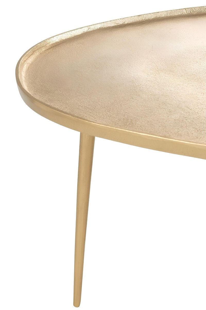 Gouden Bijzettafels – Set van 2