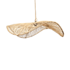 Rotan Hanglamp – Golvend Hoedvorm Design