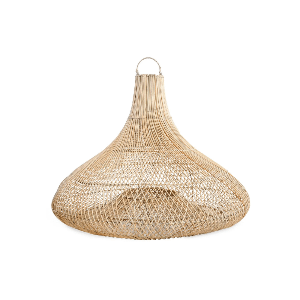 Rotan Druppelvormige Hanglamp - 120 cm - Studio Botanika