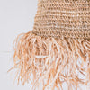 Raffia Hanglamp met Lange Franjes - Boho & Japandi Stijl - Studio Botanika