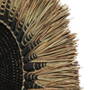 Boho Raffia Macramé wanddecoratie - Zwart Naturel - Studio Botanika
