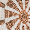 Boho Handgeweven Wanddecoratie Schalen - Wit en naturel patroon - Bananenvezel - Set van 2 - Studio Botanika