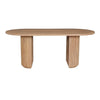 Licht Houten Ovale Eettafel van Mangohout 180 cm - Studio Botanika