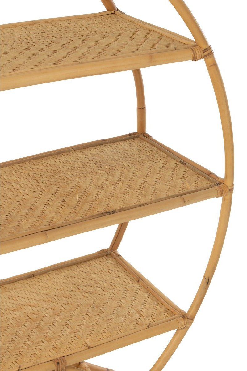 Rotan Wandrek Naturel 150cm – Boho Japandi Woonstijl