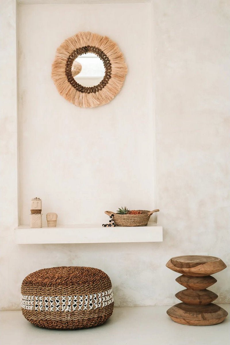 Boho Sumba Beeld Decoratie van Steen – Handgesneden uit Indonesië – De Sumba Steen - Studio Botanika