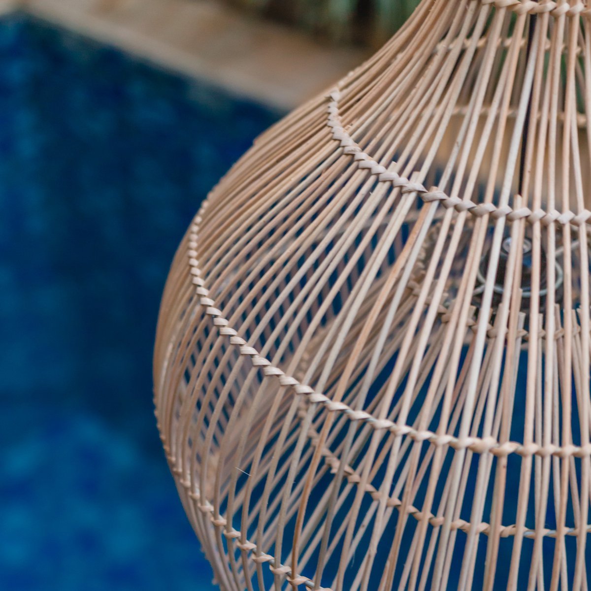 Rotan Hanglamp Lantaarn Vorm