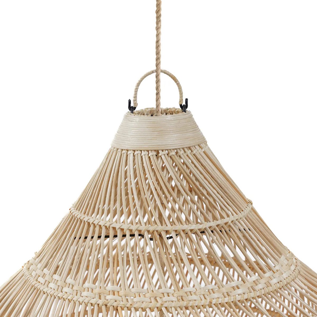 Druppel Rotan Hanglamp – Boho Hanglamp Naturel