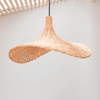 Rotan Hanglamp met Hoedvorm