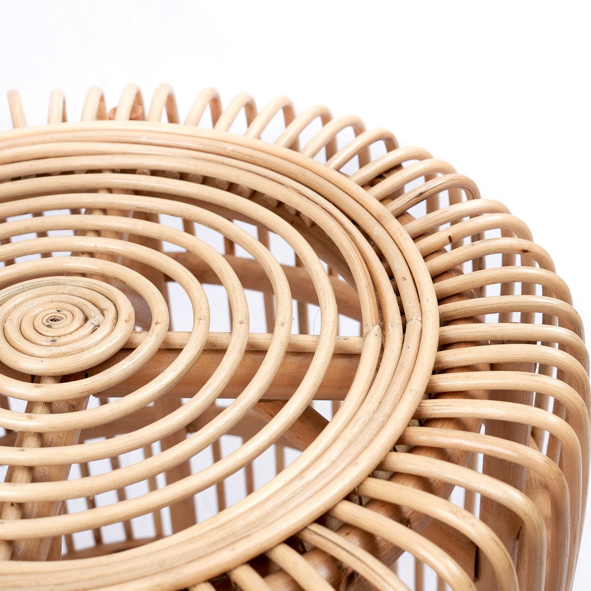 Ronde Rotan Bijzettafel