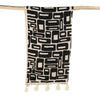 Zwart - Witte Aztec Patroon Bedsprei – Stijlvolle Deken Boho voor Bed of Bank