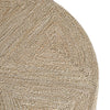 Grote Zeegras Poef Ø100cm – Boho Poef & Salontafel – Handgemaakt - Studio Botanika