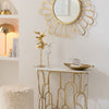 Gouden Tafellamp met marmer - 56cm