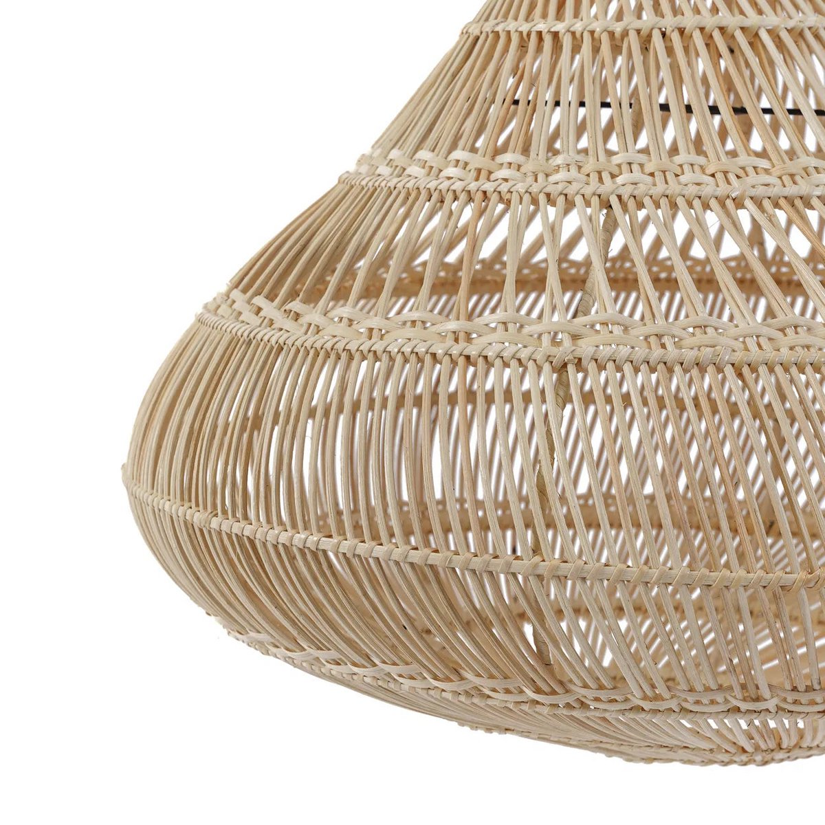 Druppel Rotan Hanglamp – Boho Hanglamp Naturel