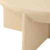 Ronde Witte Salontafel van Mangohout - Ø90cm - Studio Botanika