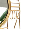 Gouden Boho Wandspiegel – Gouden Spiegel met Sieradenhangers & Wanddecoratie - Studio Botanika
