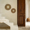 Ronde Boho Spiegel Wanddecoratie – Handgeweven Zeegras & Rotan - Boho interieur - Studio Botanika