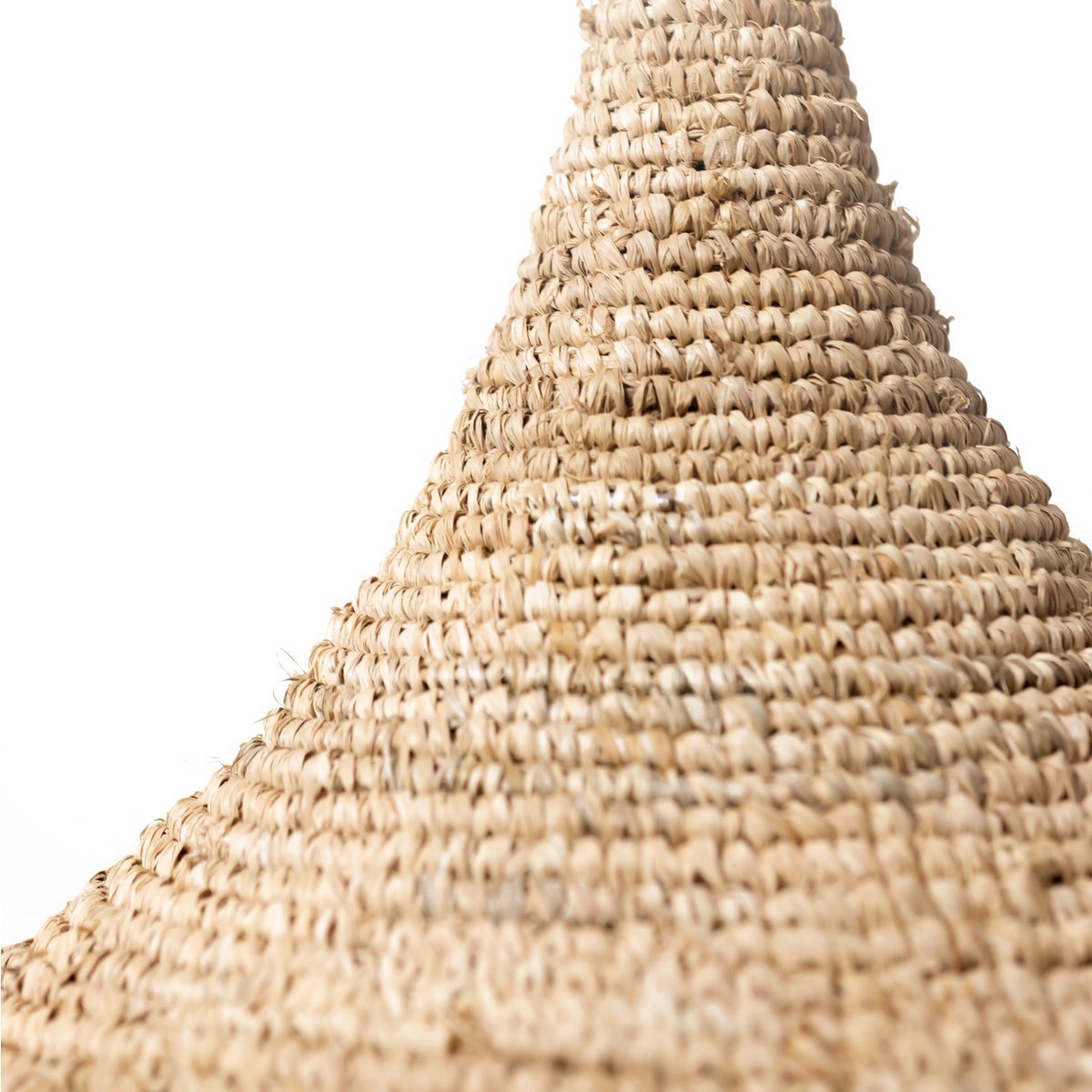Boho Raffia Lamp met Franjes