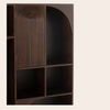 Bruine Houten Kast 168 cm – Duurzaam Mangohout – Japandi & Boho Design