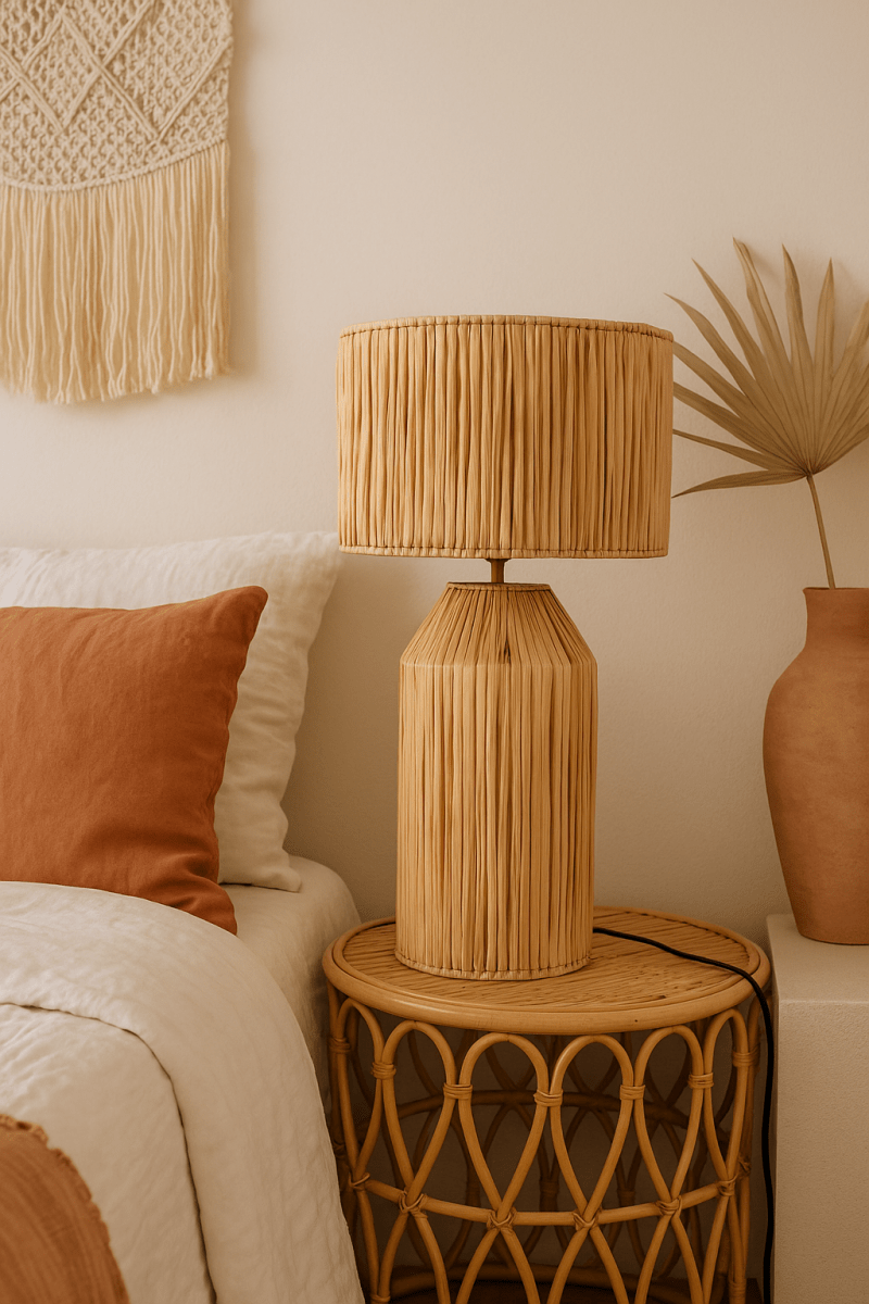 Boho Rotan Tafellamp