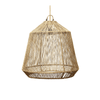 Conische Hanglamp van Zeegras - Boho Stijl