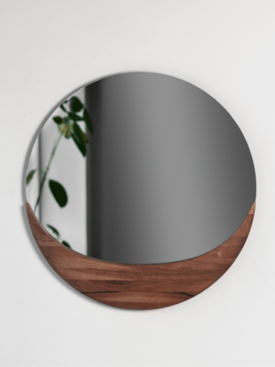 Design Maanspiegel van Massief Hout - Studio Botanika
