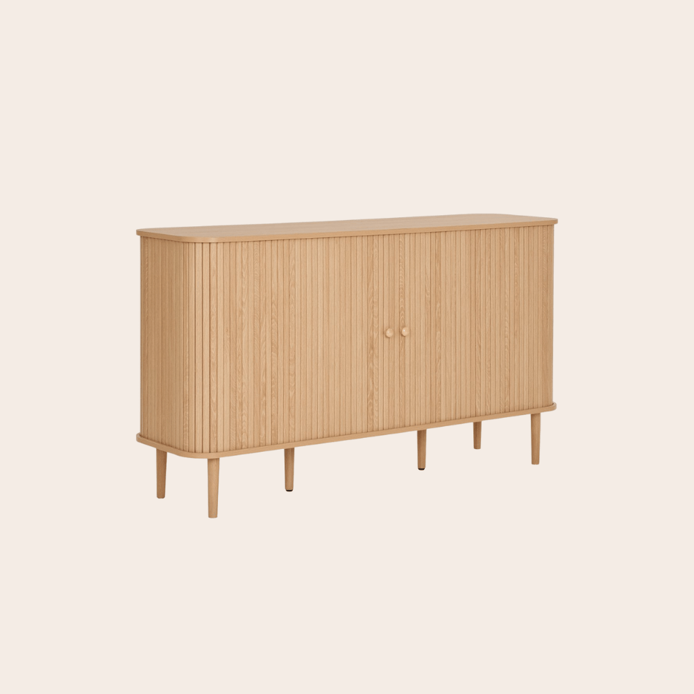 Dressoir in Licht Hout – Boho & Japandi Interieurstijl - 140 cm