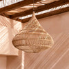 Druppel Rotan Hanglamp – Boho Hanglamp Naturel