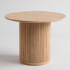 Ronde Eettafel Mangohout Naturel Ø120cm - Studio Botanika