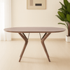 Ovale Eettafel van Massief Hout - Lakri - Studio Botanika