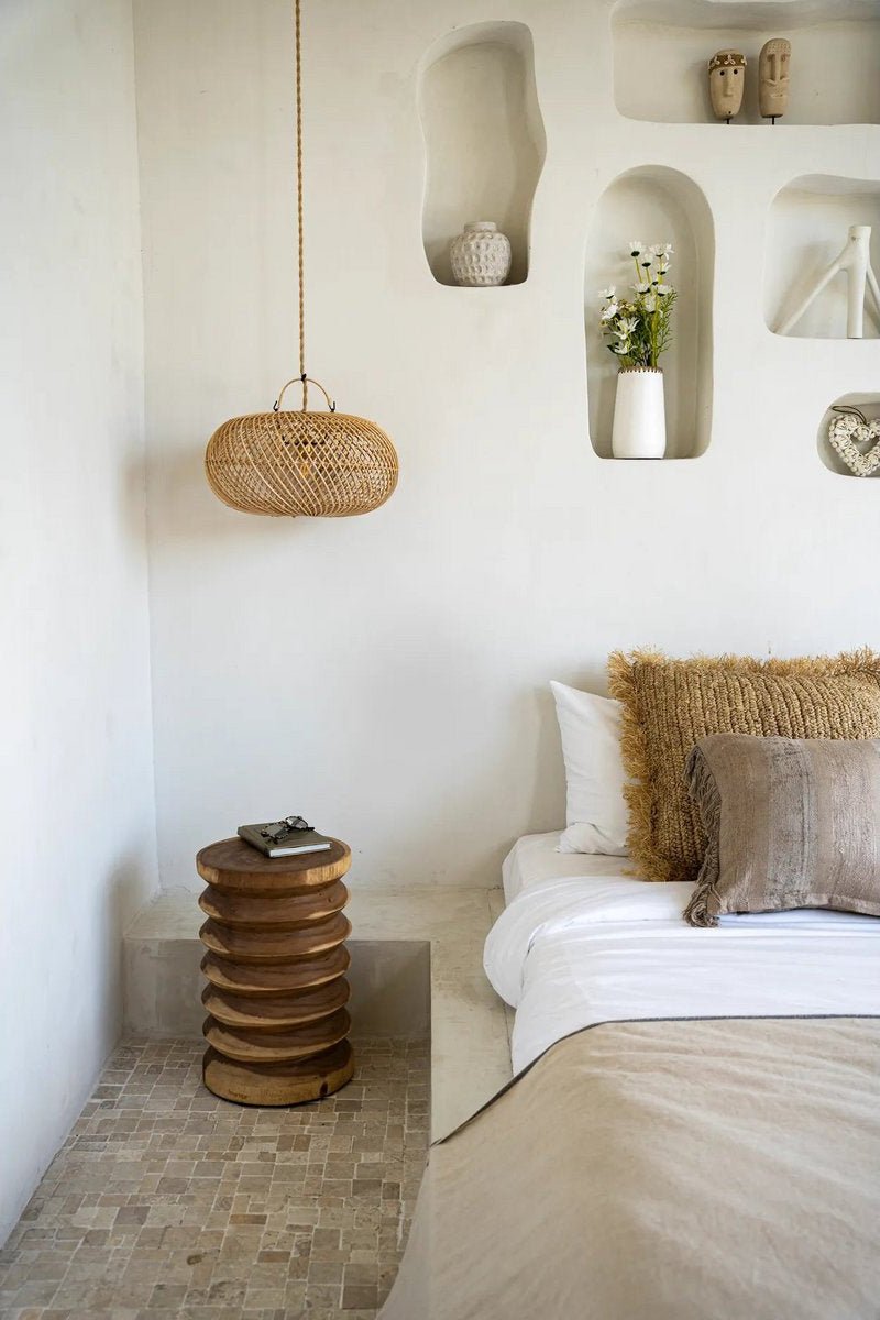 Ovale Rotan Hanglamp – S