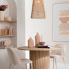 Ronde Eettafel Mangohout Naturel Ø120cm - Studio Botanika
