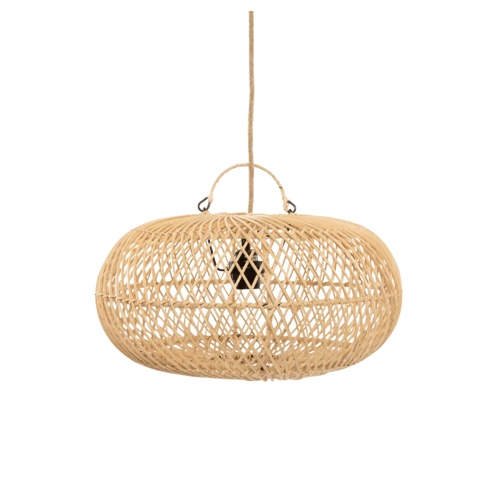 Ovale Rotan Hanglamp – S
