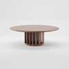 Ronde Salontafel van Massief Hout - Grid