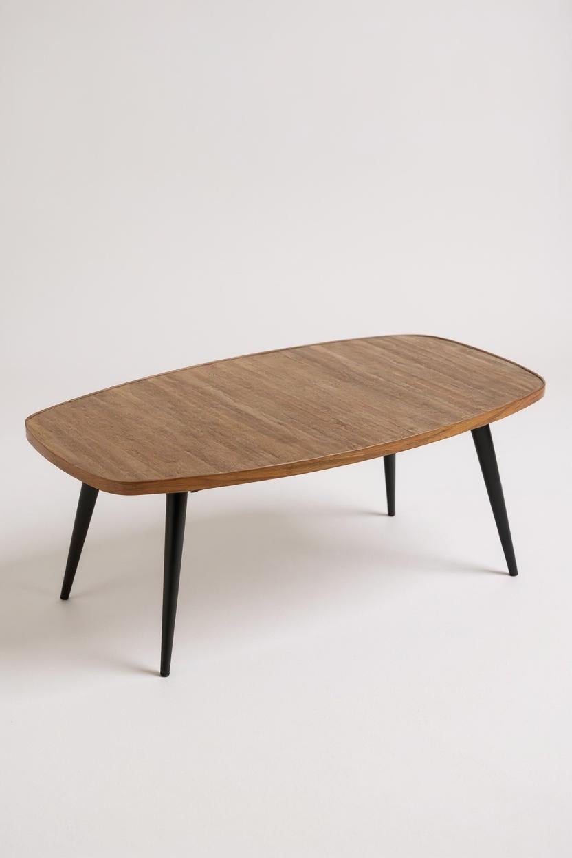 Salontafel Rechthoekig Gerecycleerd Teakhout - 120 cm - Studio Botanika