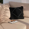 Tribal Kussenhoes Zwart met Wit Patroon – 50x50 cm – Boho Chic Sierkussen