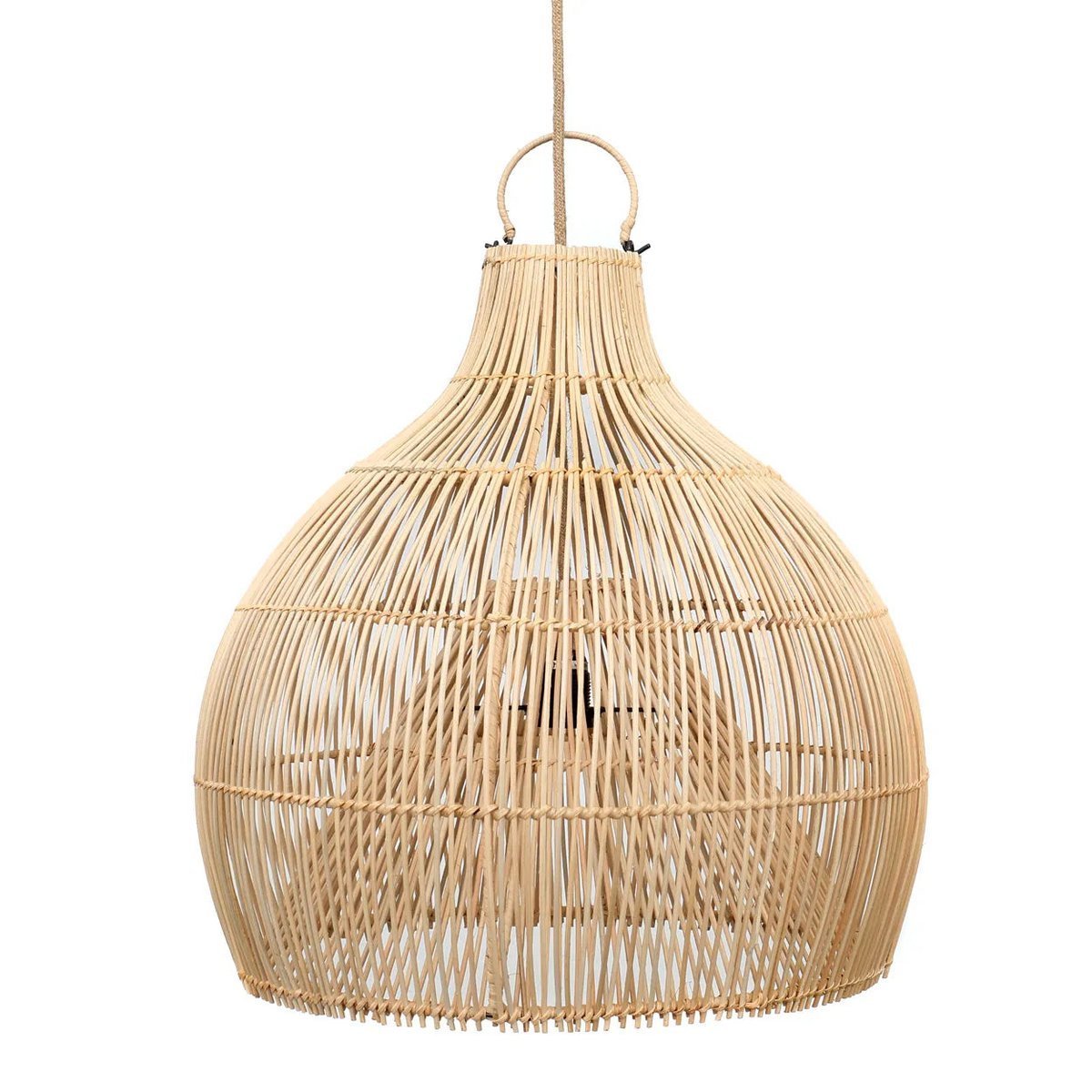 Rotan Hanglamp – Vaasvorm