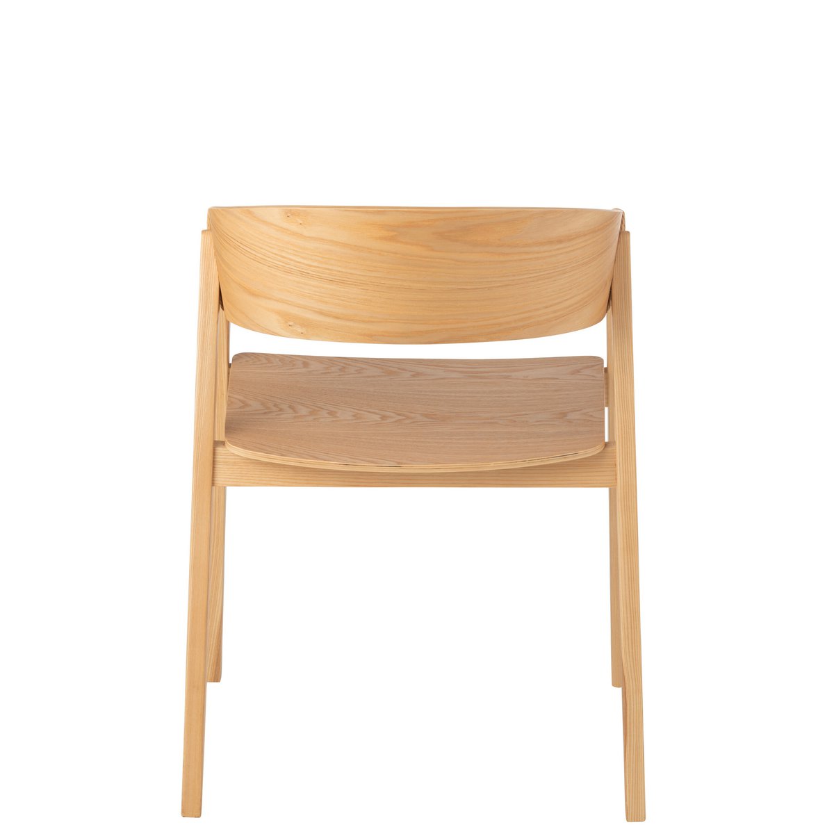 Licht Houten Stoel – Duurzaam Essenhout & Touw - Studio Botanika