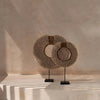 Boho Schelpen Decoratie op Standaard – Handgemaakte Tafeldecoratie 52 cm - Studio Botanika