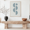 Boho Japandi Poster – Abstracte Geometrische Poster