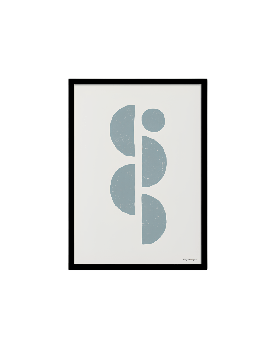 Boho Japandi Poster – Abstracte Geometrische Poster