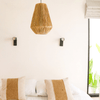 Boho Raffia Hanglamp – Kegelvorm