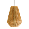 Boho Raffia Hanglamp – Kegelvorm