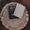 Boho Ronde Placemat Raffia met Franjes