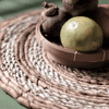 Boho Ronde Placemat van Bananenvezel & Zeegras