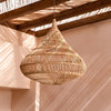 Boho Rotan Hanglamp Druppelvorm - 55 cm