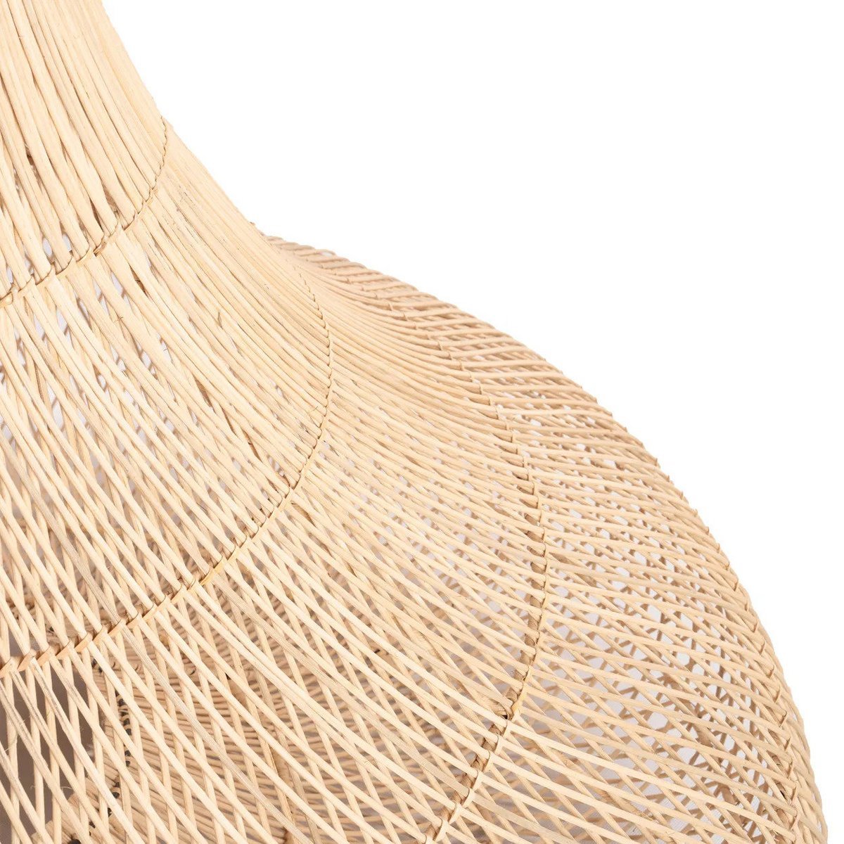 Boho Rotan Hanglamp Druppelvorm - 77 cm
