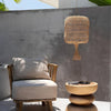 Boho Rotan Vloerlamp en Hanglamp