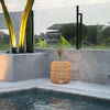 Boho Rotan Vloerlamp en Hanglamp